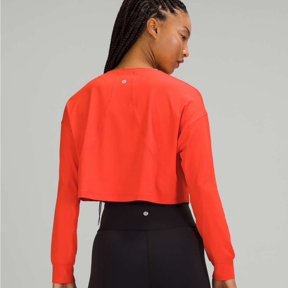 Lululemon Muscle Love Long Sleeve - Red/Orange - Size Small/Medium - Picture 1 of 16